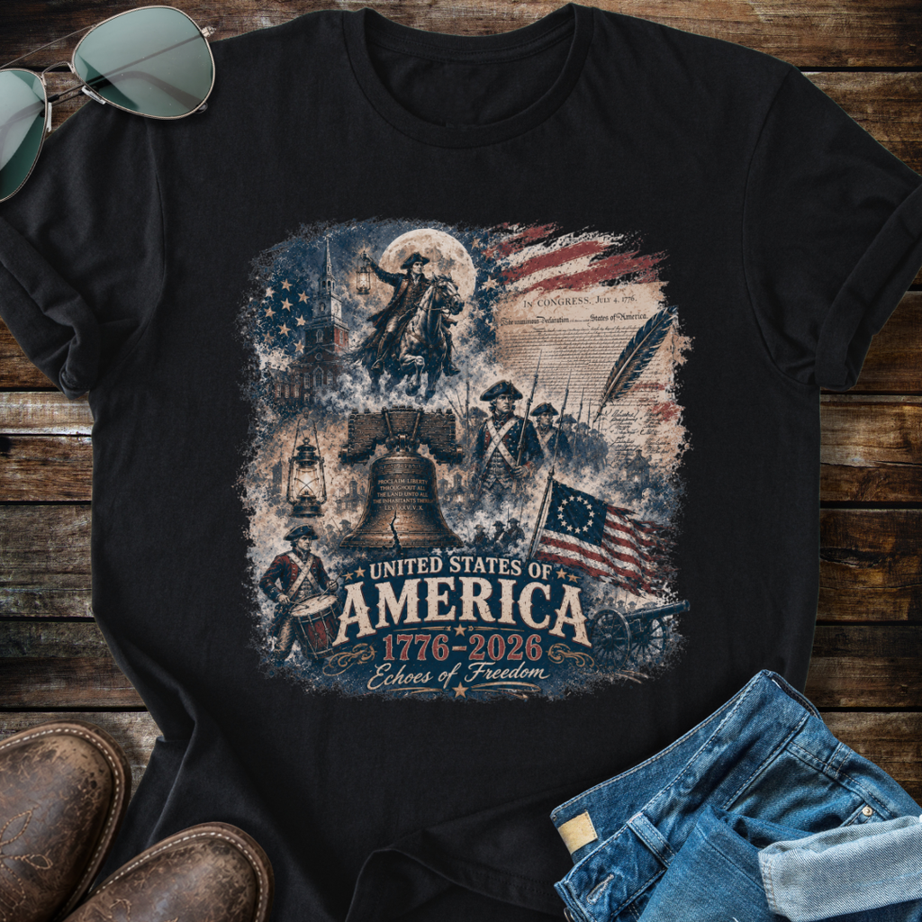 America  Vintage Style T-Shirt