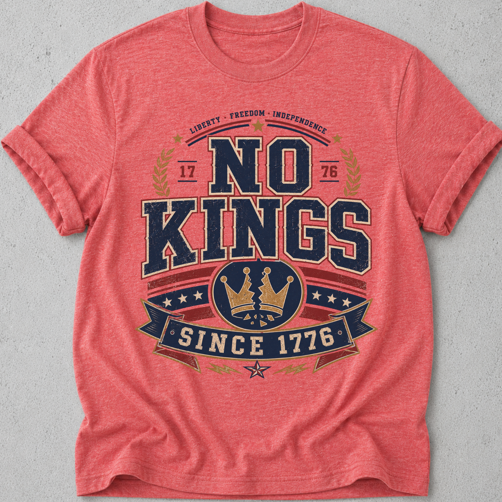 No Kings Varsity T-shirt