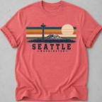Seattle  Retro Sun T-Shirt