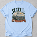 Seattle  Vintage Graphic T-shirt