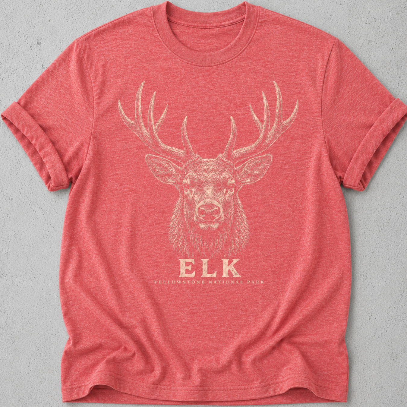 Yellowstone Elk Head T-Shirt