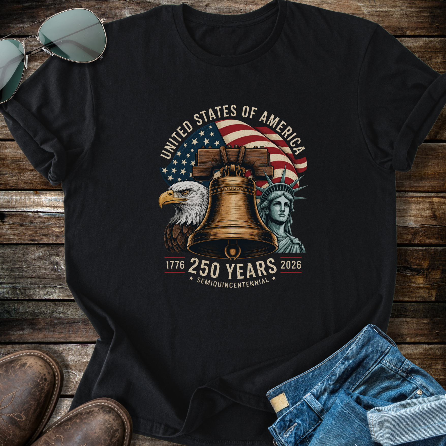 Liberty Bell 250 yrs  T-Shirt