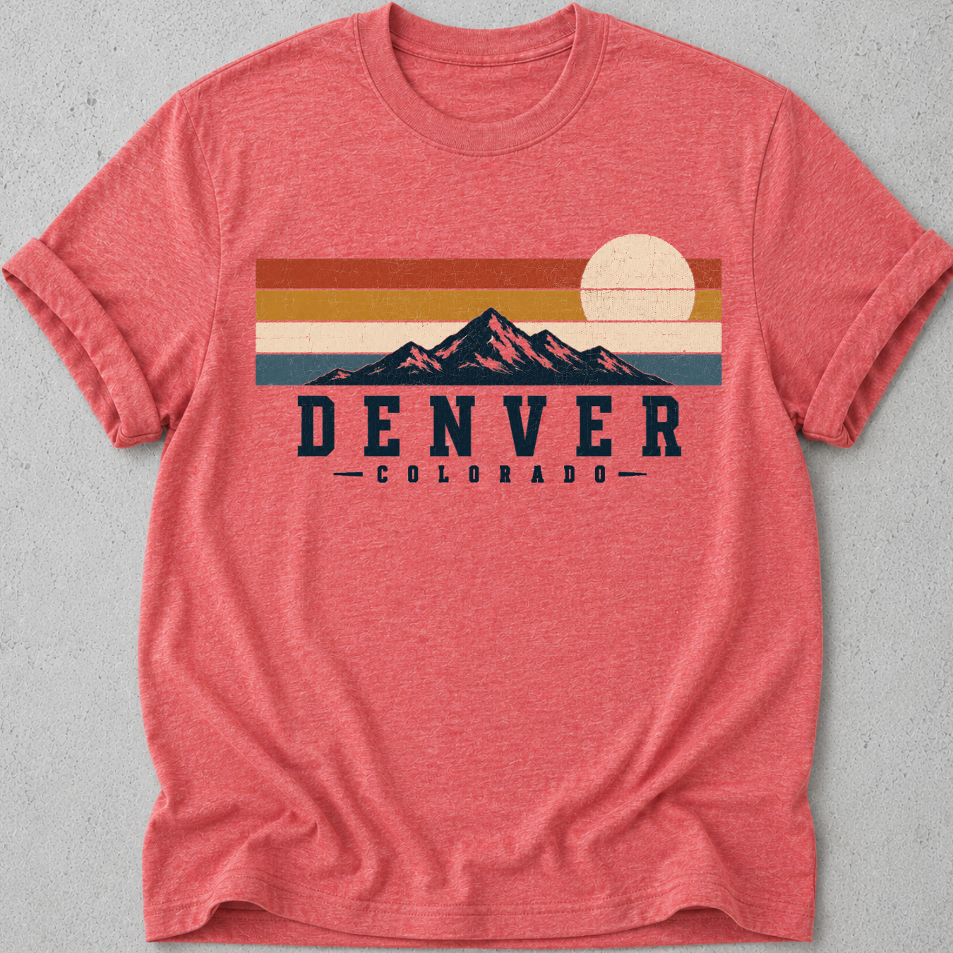 Denver Retro Sun T-Shirt