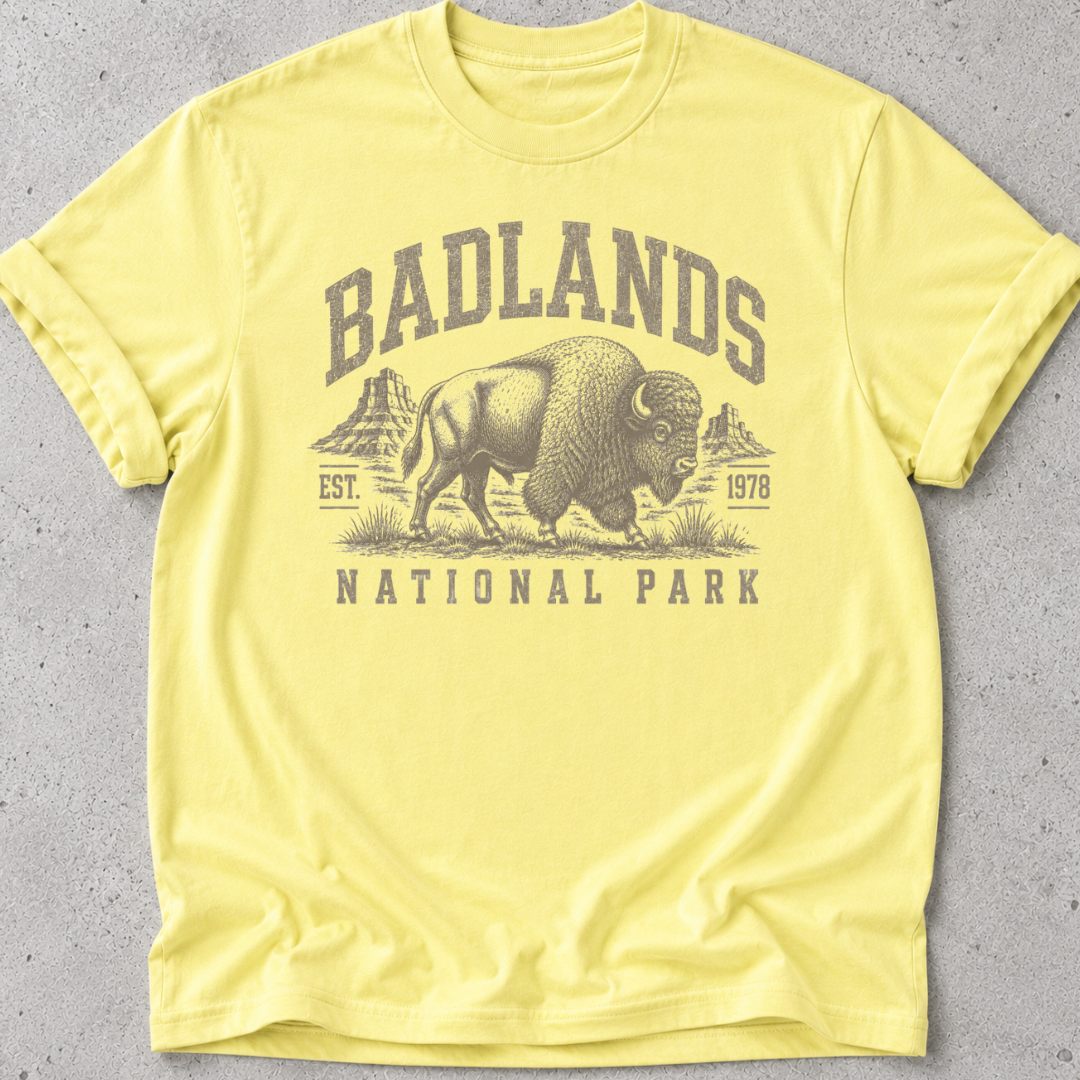 Badlands Bison T-shirt