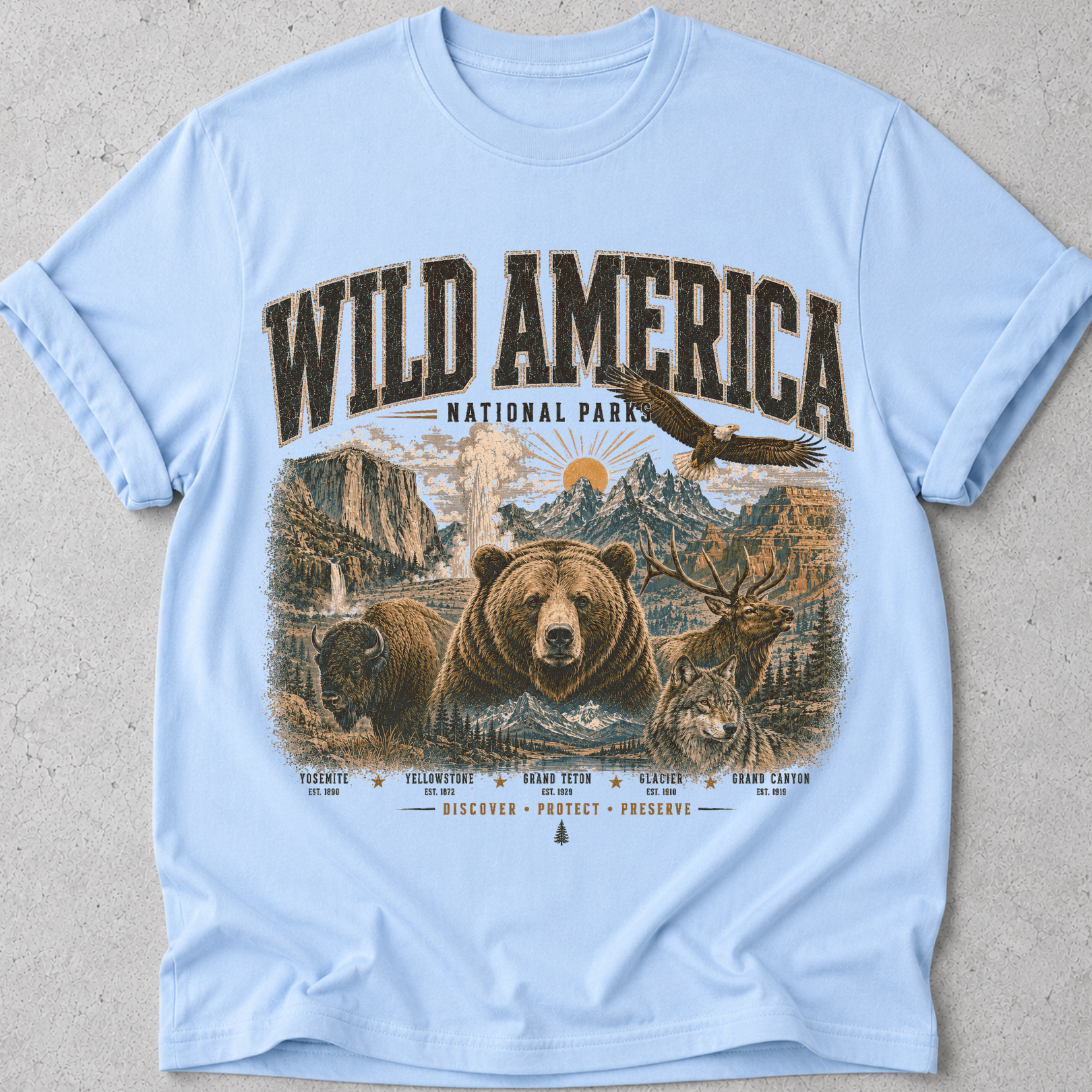Wild America National Parks T-Shirt