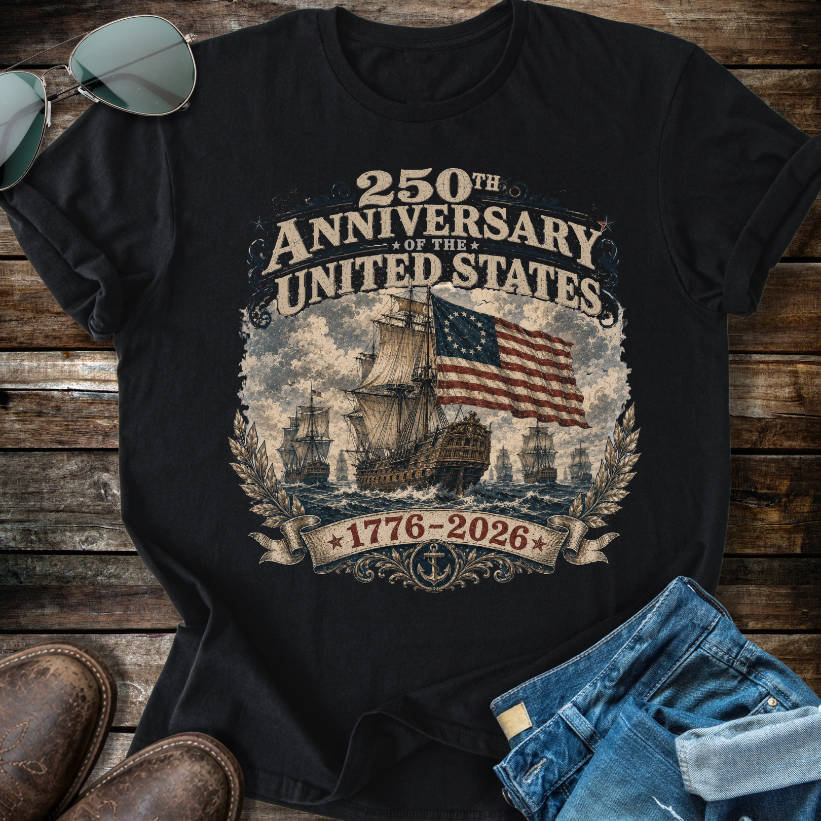 Vintage  250 Anniversary  T-Shirt