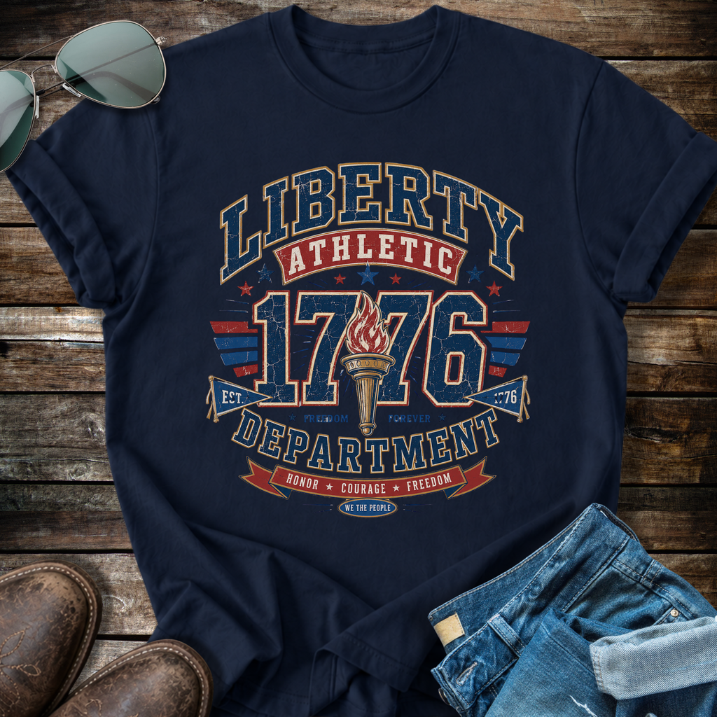 Varsity Liberty  T-shirt