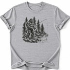 Sasquatch Fishing  T-shirt