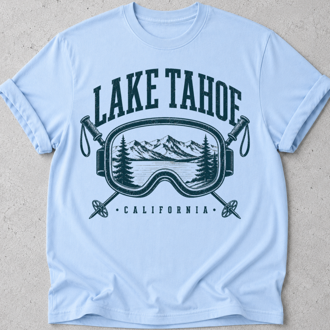 Lake Tahoe Ski T-Shirt