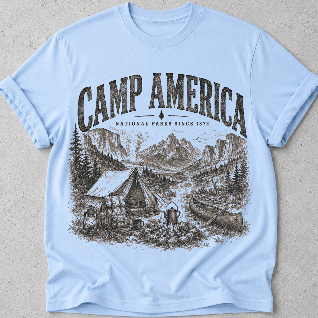 Camp America National Parks T-Shirt