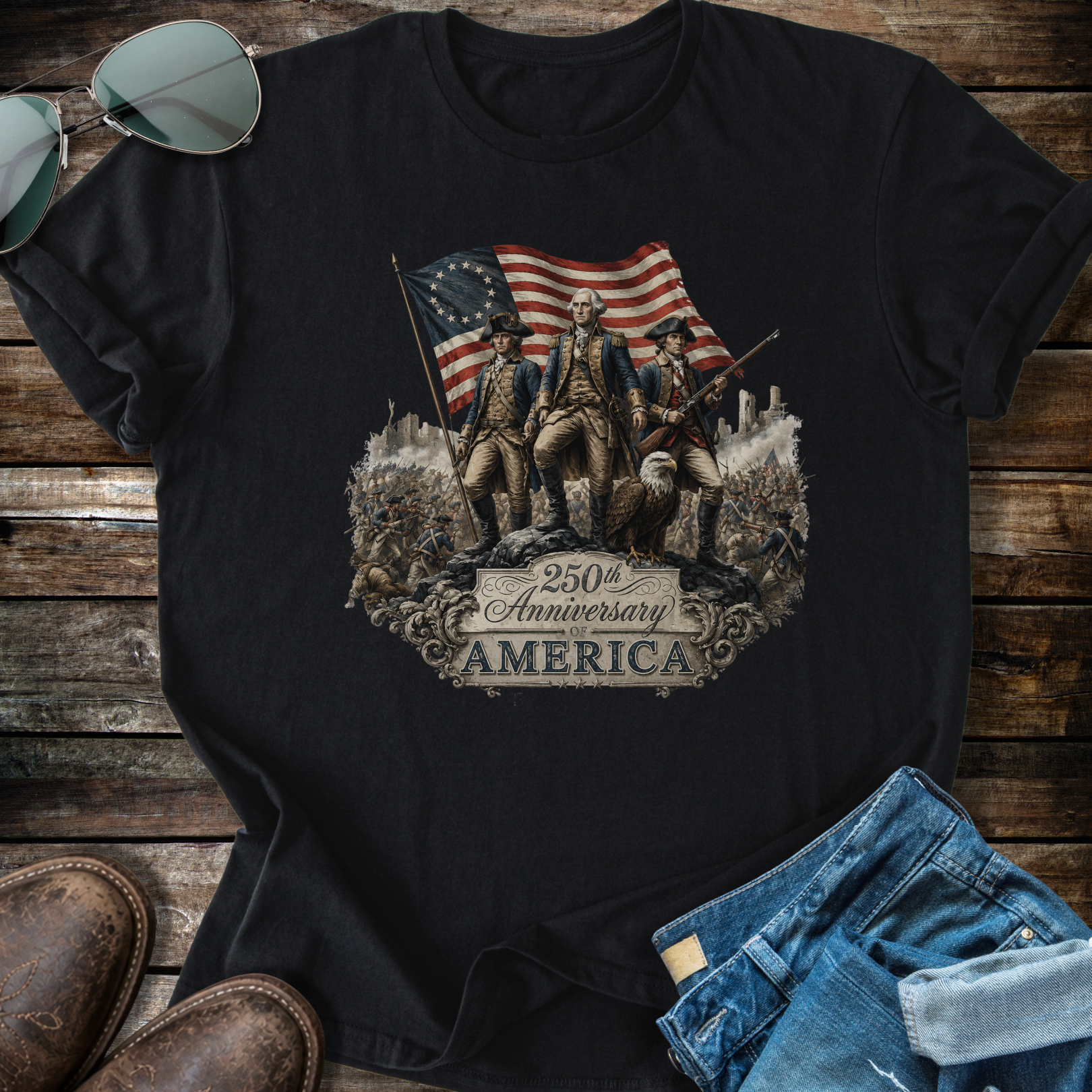 USA 250  Patriotic T-shirt