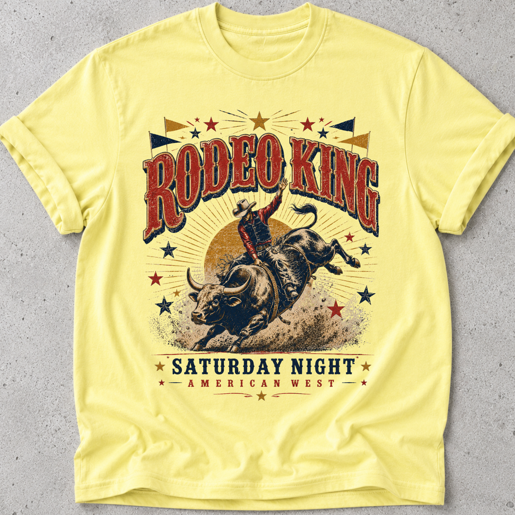 Rodeo King Saturday Night T-Shirt