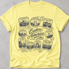 National Park Passport Stamps T-Shirt