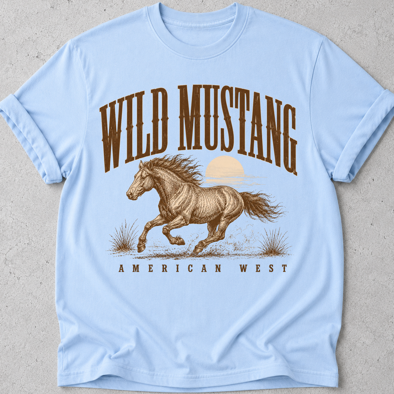 Wild Mustang American West  T-Shirt