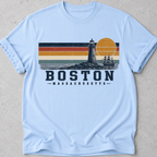 Boston Retro Sun T-Shirt