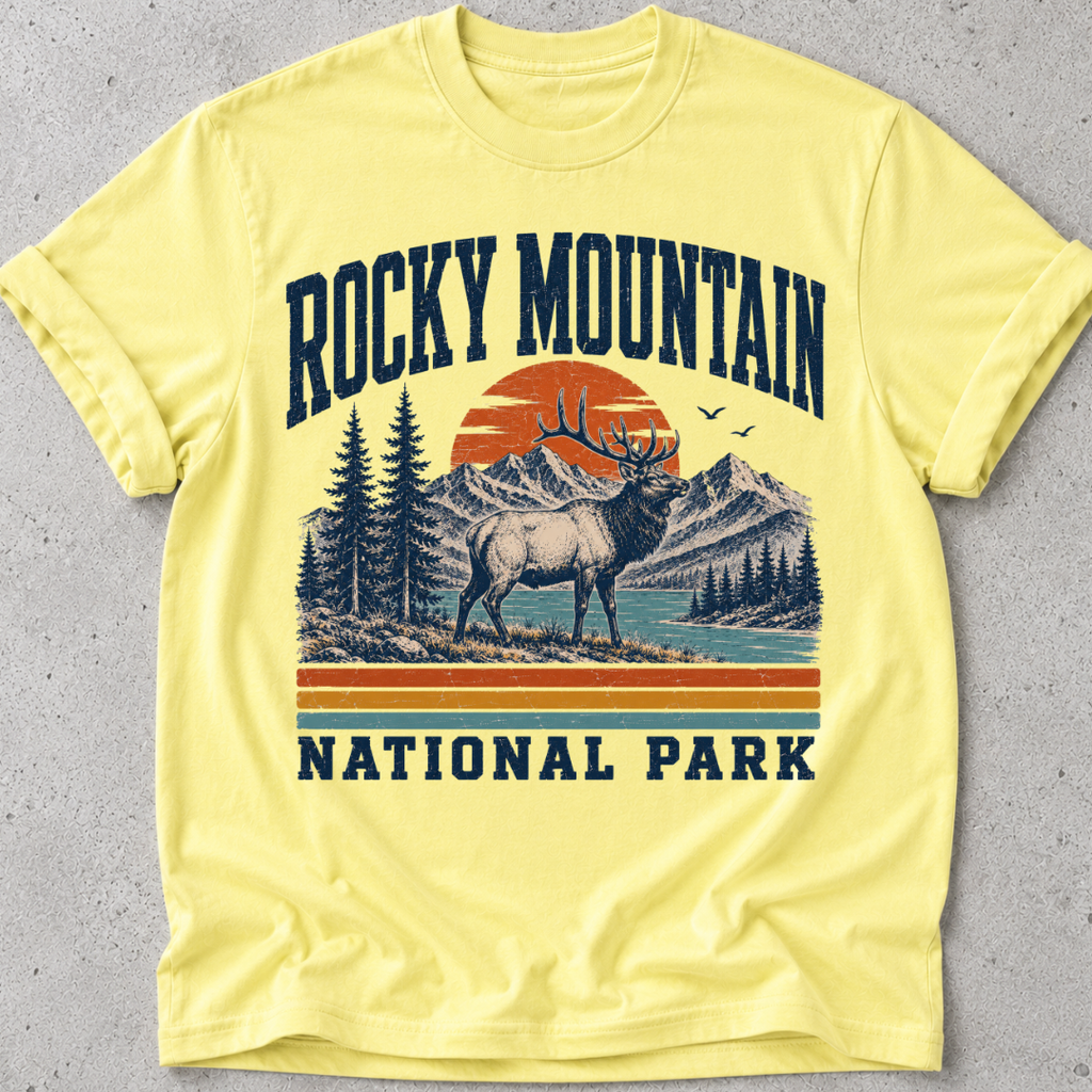 Rocky Mountain Retro T-Shirt