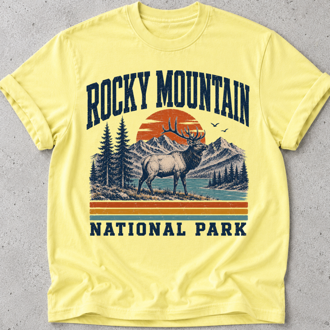 Rocky Mountain Retro T-Shirt