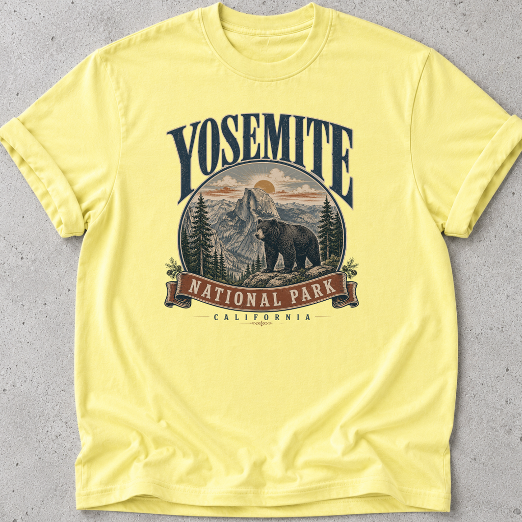 Yosemite  Bear Graphic T-shirt
