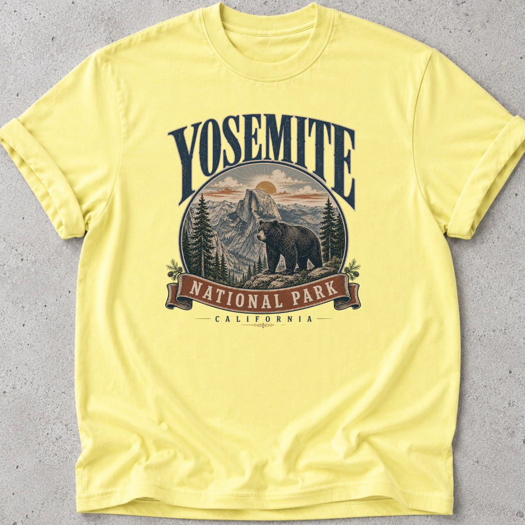 Yosemite  Bear Graphic T-shirt