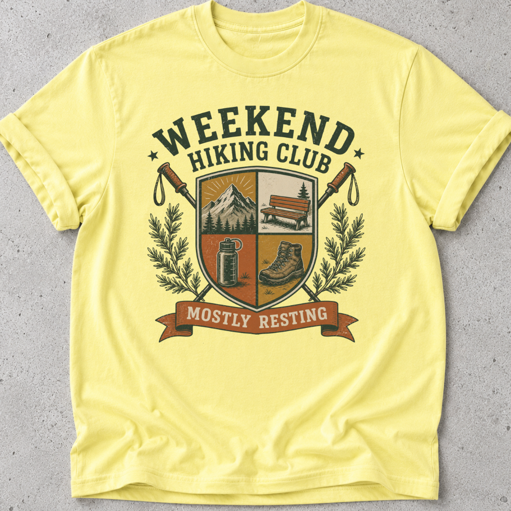 Weekend Hiking Funny T-shirt