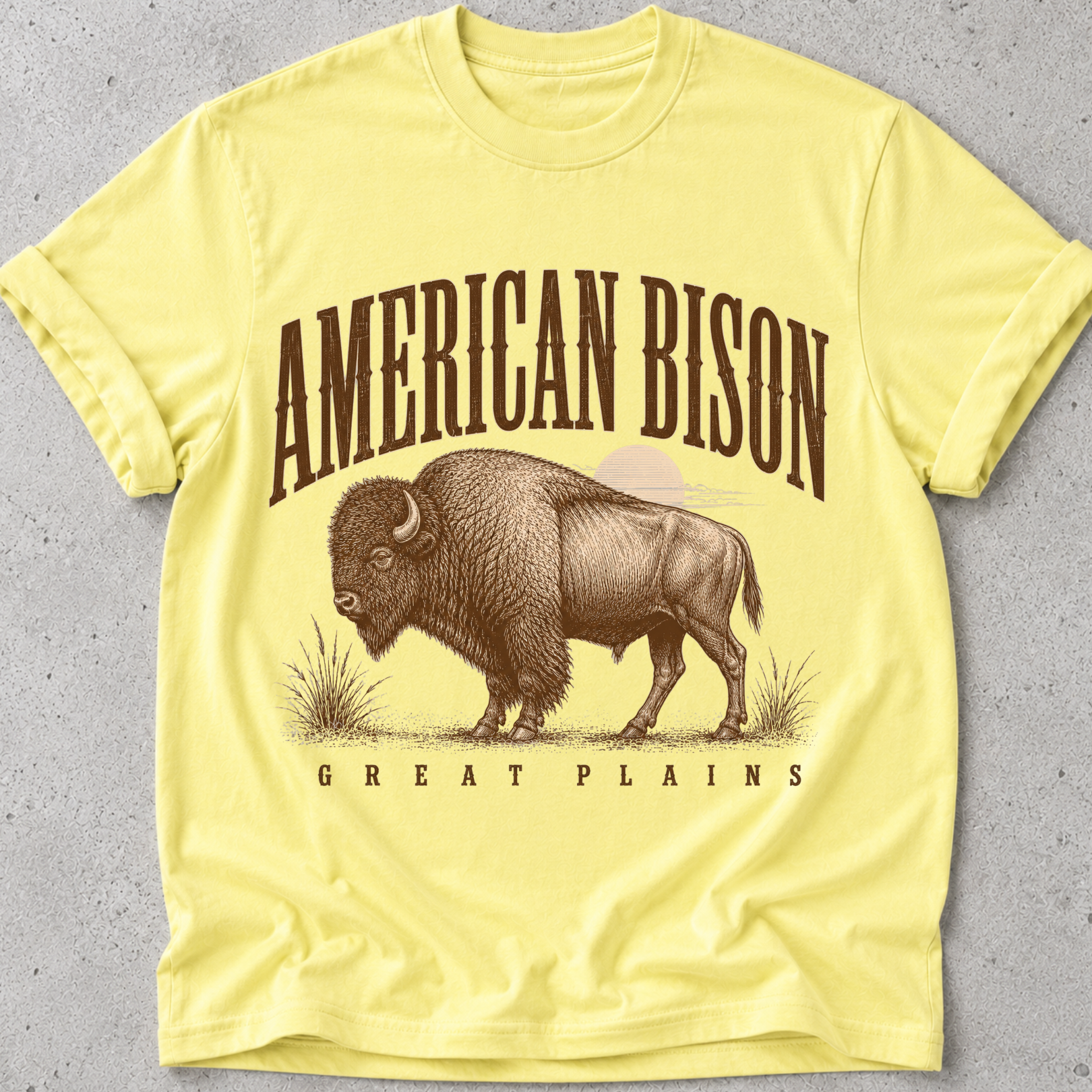 American Bison Great Plains T-Shirt