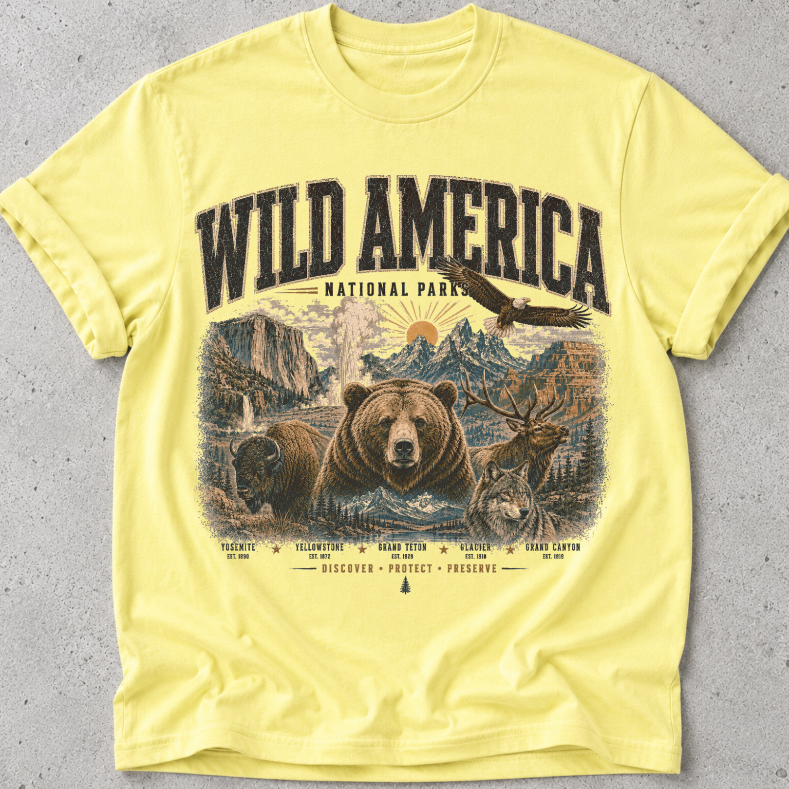 Wild America National Parks T-Shirt