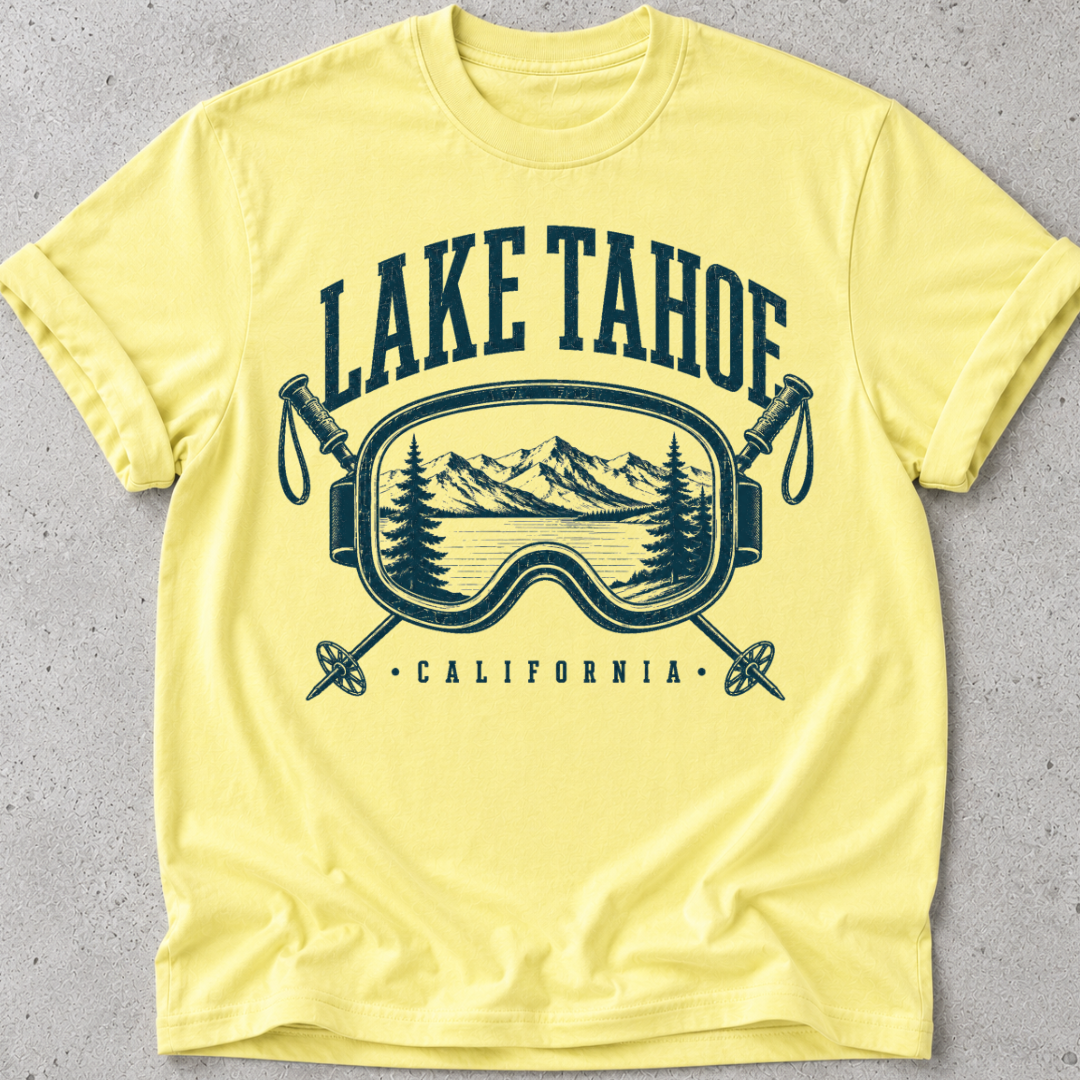 Lake Tahoe Ski T-Shirt