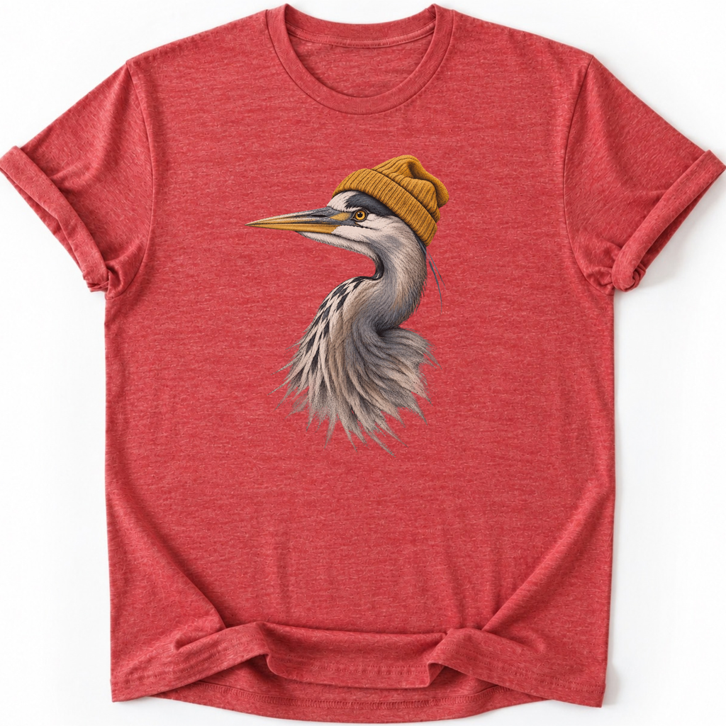 Heron Bird  T-shirt