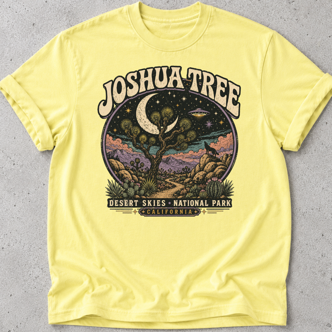 Joshua Tree Park Retro T-Shirt