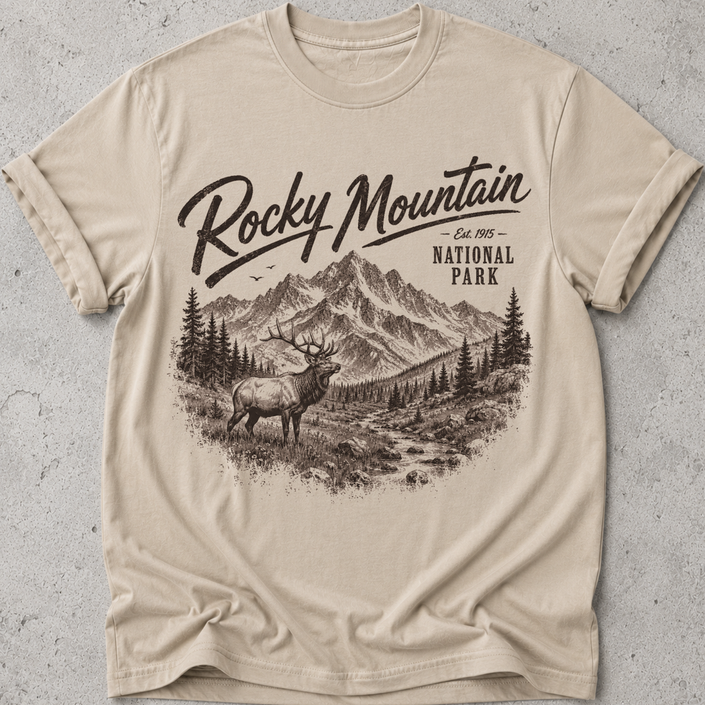Rocky Mountain  Vintage  T-Shirt