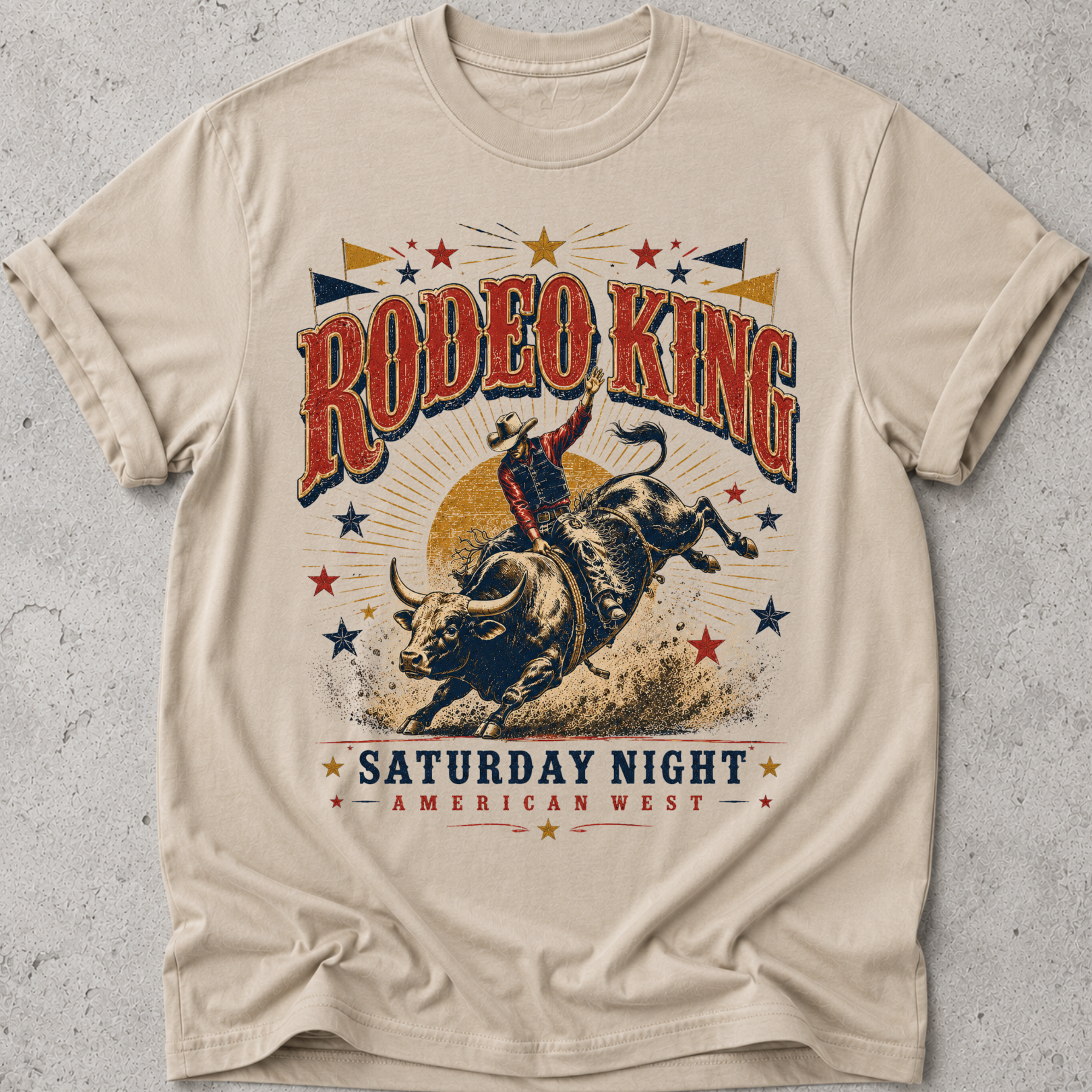 Rodeo King Saturday Night T-Shirt