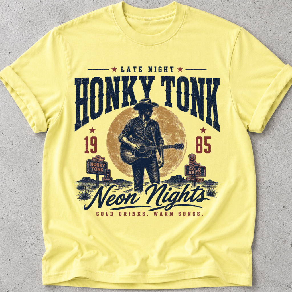 Honky Tonk Late Night Music T-Shirt
