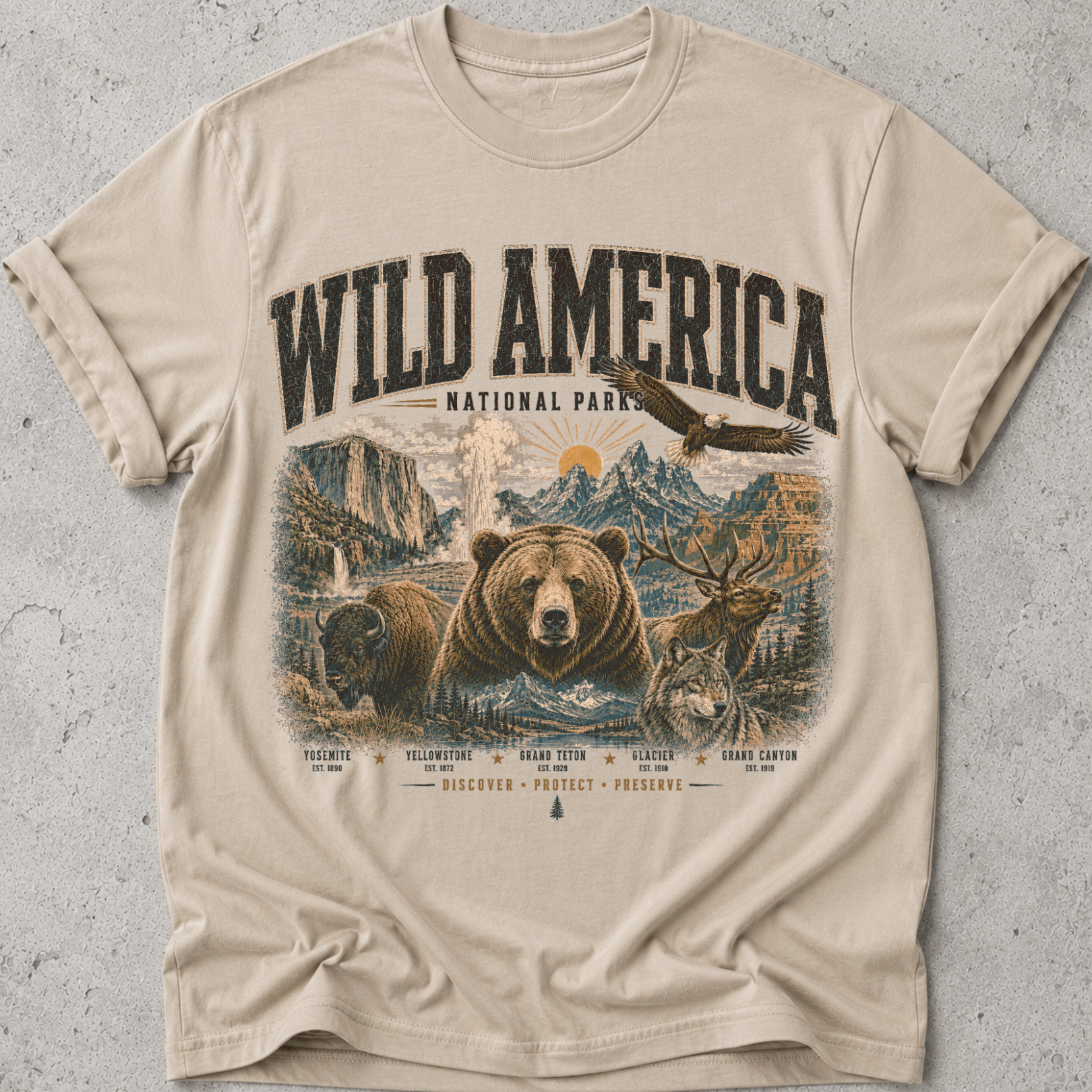 Wild America National Parks T-Shirt