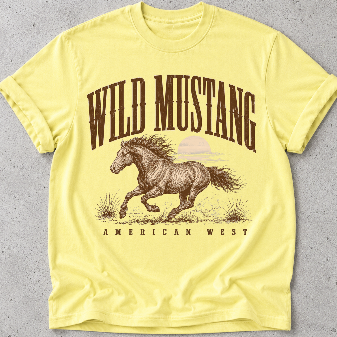 Wild Mustang American West  T-Shirt