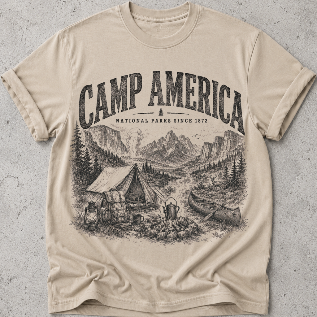 Camp America National Parks T-Shirt