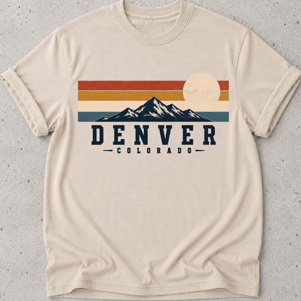 Denver Retro Sun T-Shirt