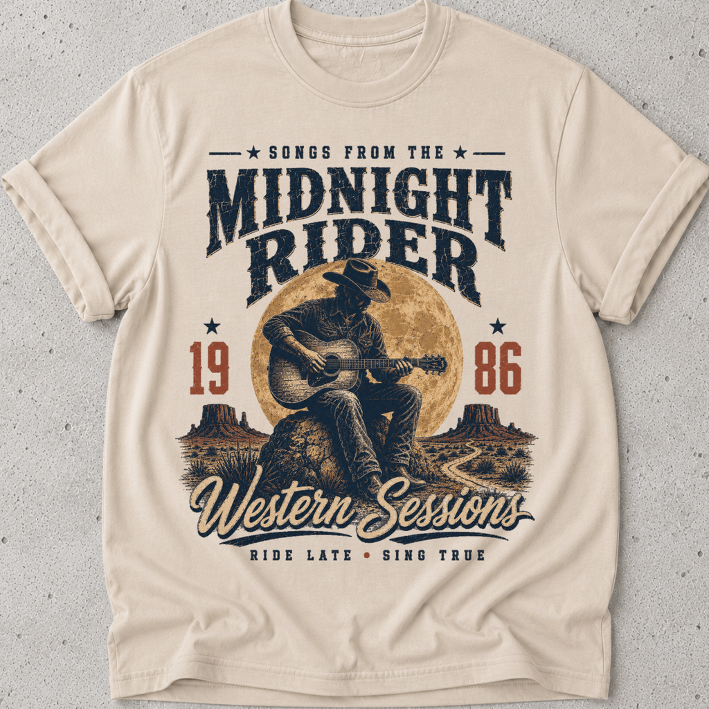 Midnight Rider Country Music T-Shirt