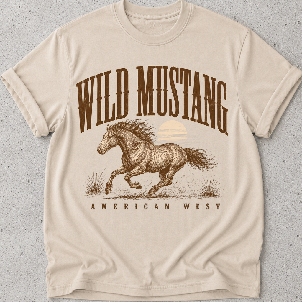 Wild Mustang American West  T-Shirt