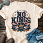 No Kings Varsity T-shirt