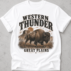 Western Thunder Bison T-Shirt