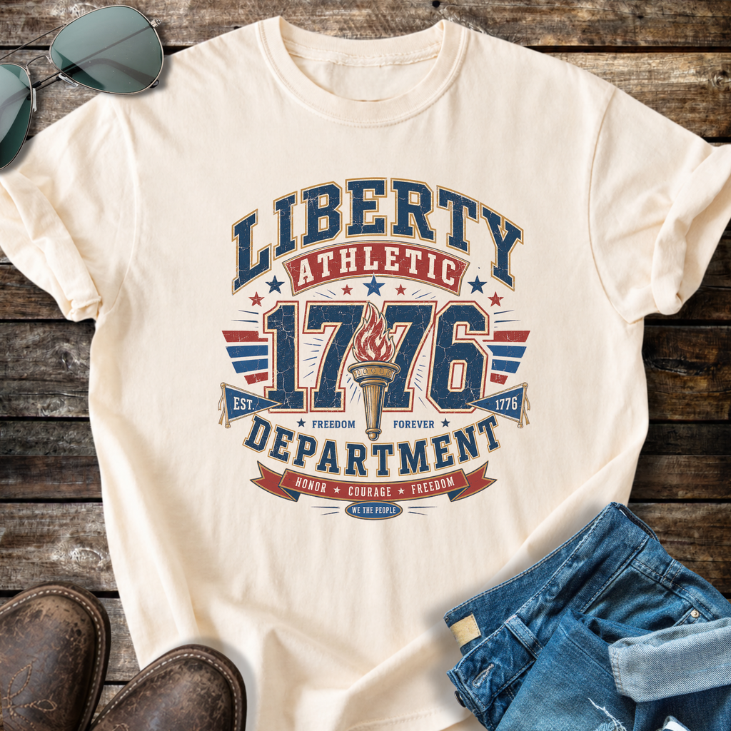 Varsity Liberty  T-shirt