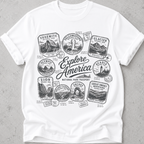 National Park Passport Stamps T-Shirt