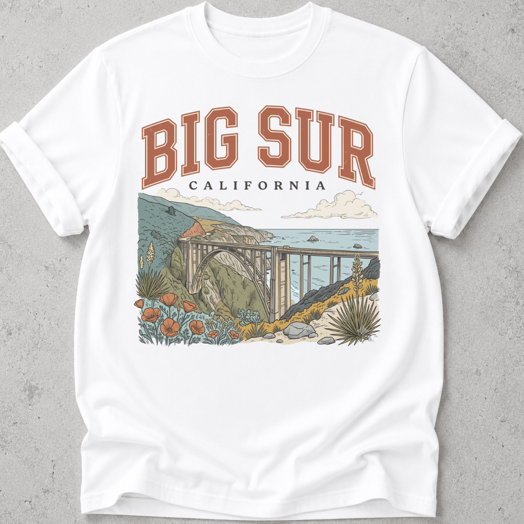 Big Sur California  T-shirt