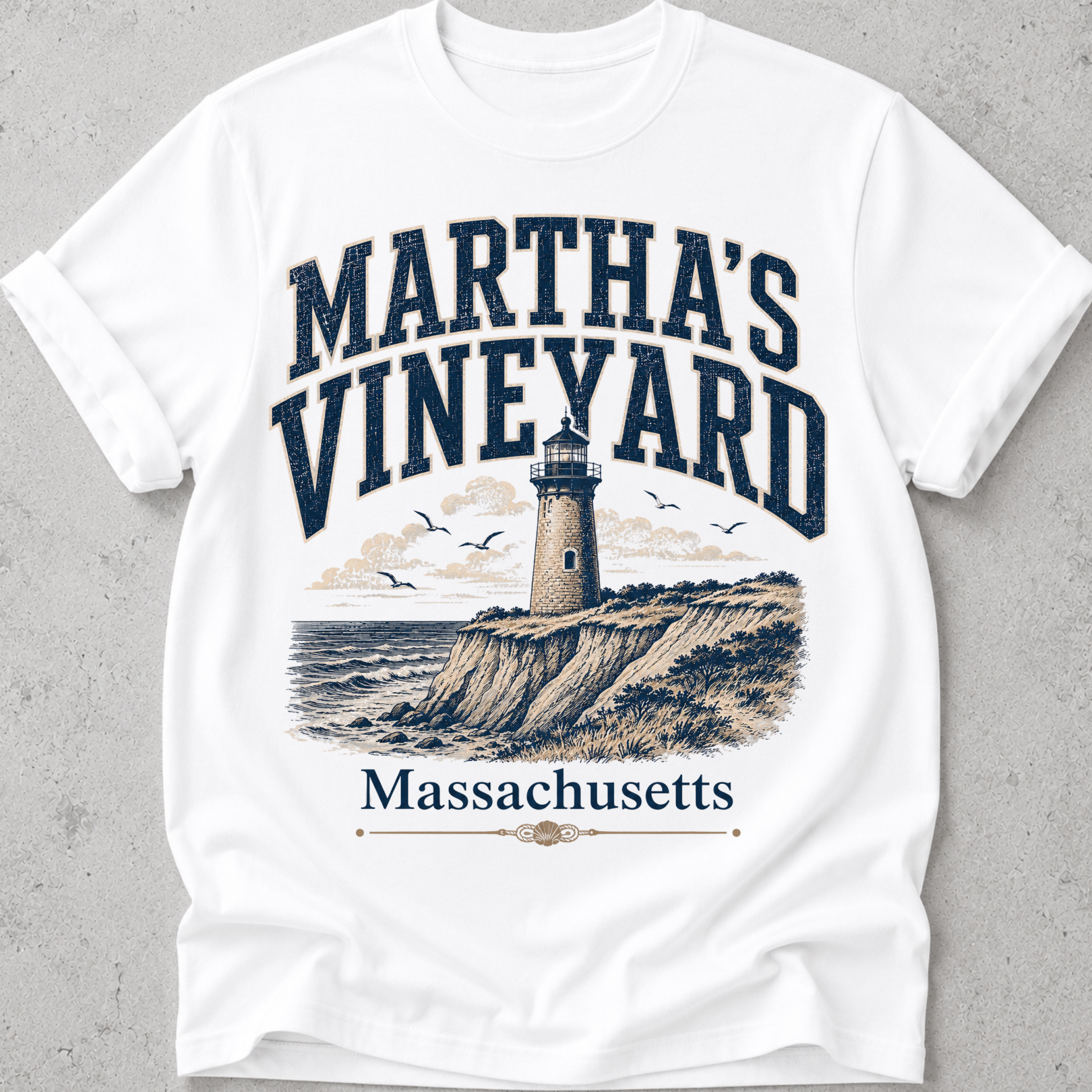 Marthas Vineyard Mass.  T-Shirt
