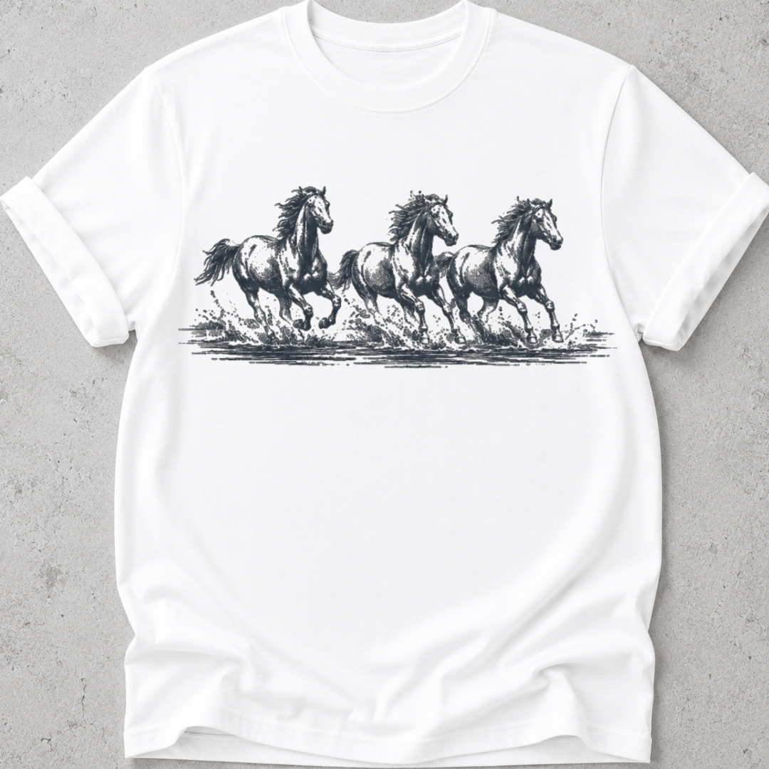 Wild Horses Galloping T-shirt
