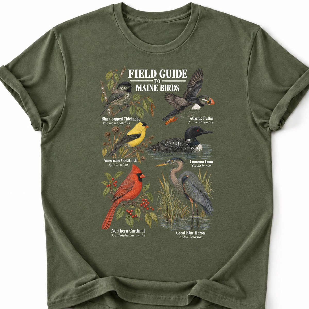 Maine Birds T-shirt