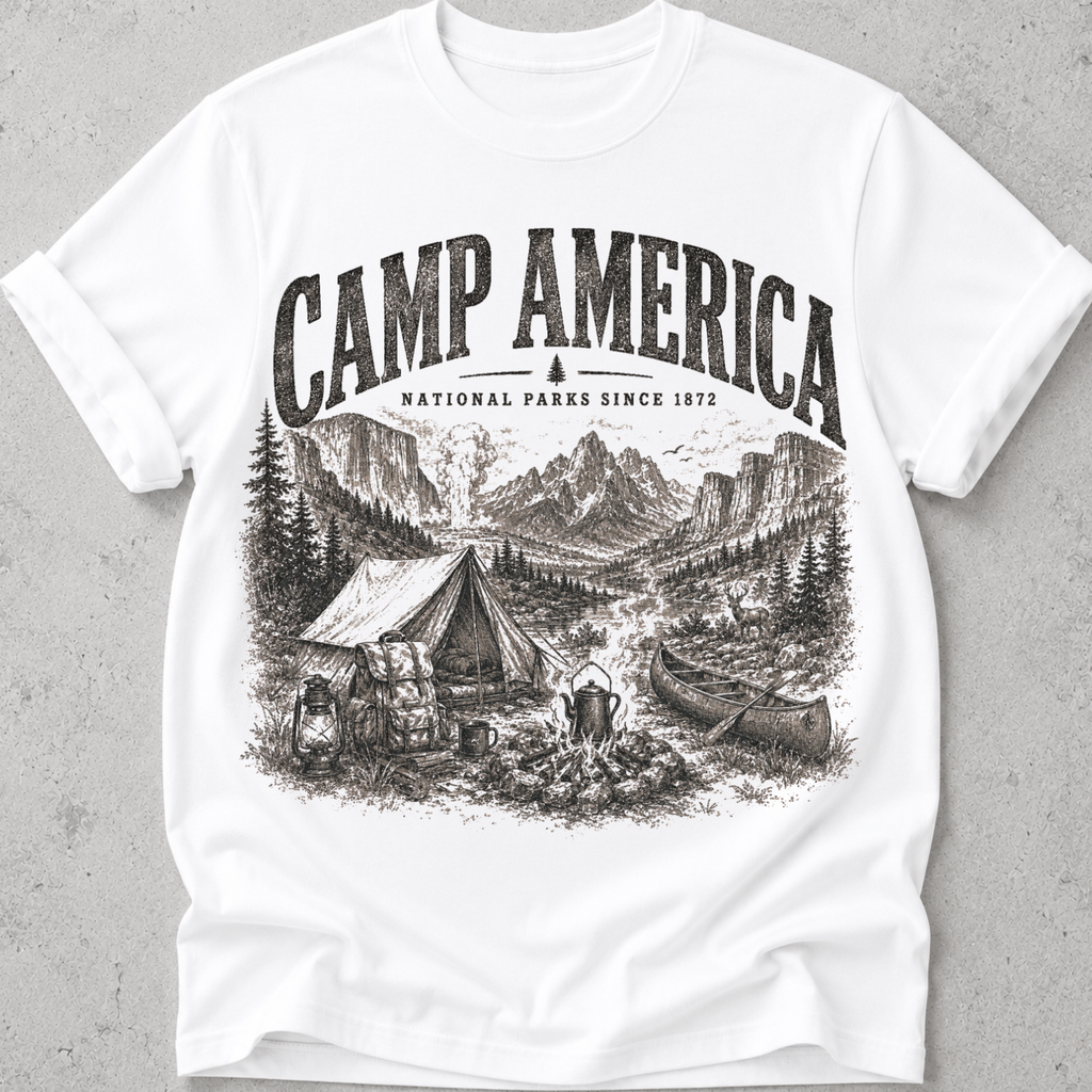 Camp America National Parks T-Shirt