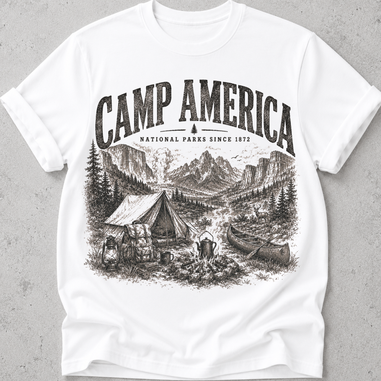 Camp America National Parks T-Shirt