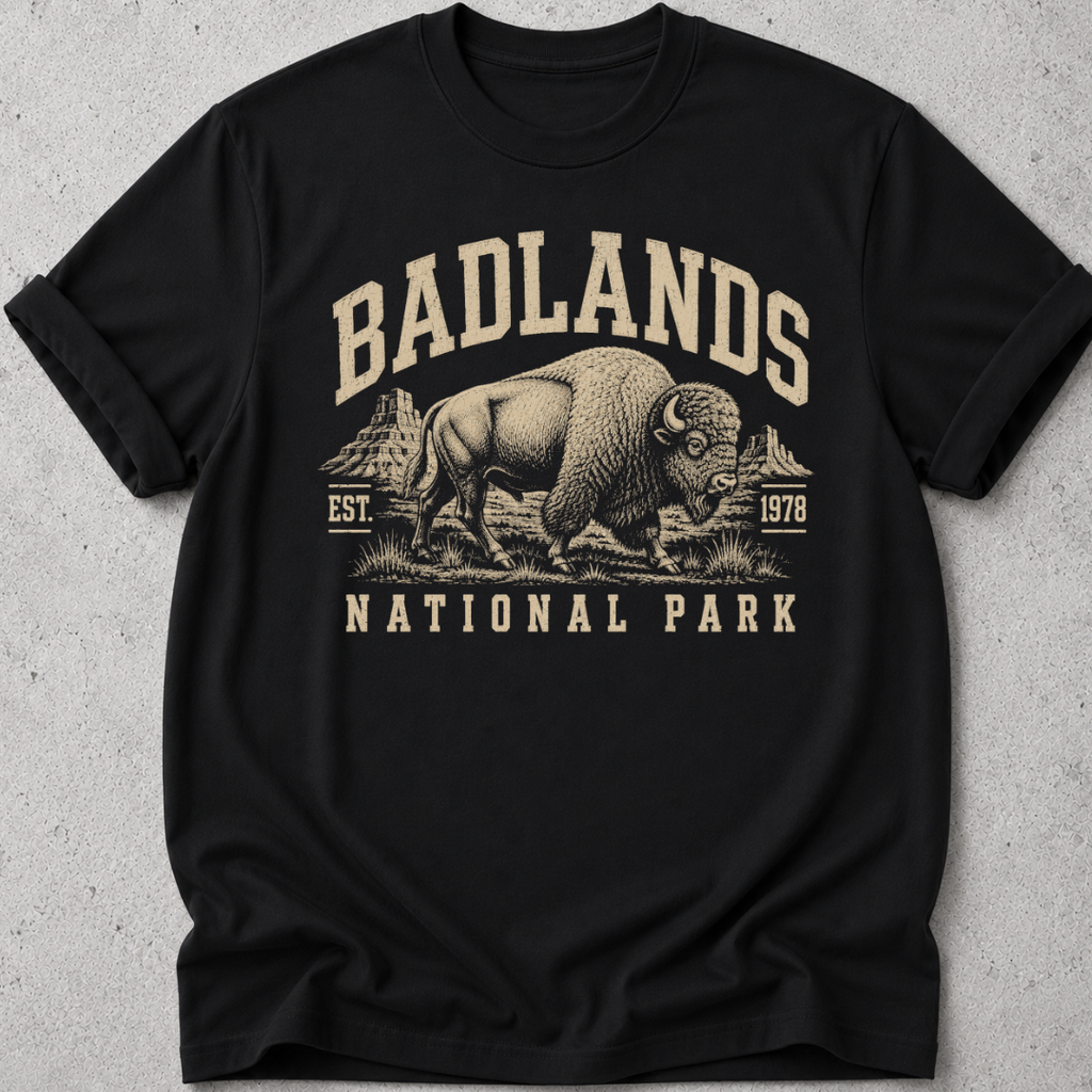 Badlands Bison T-shirt