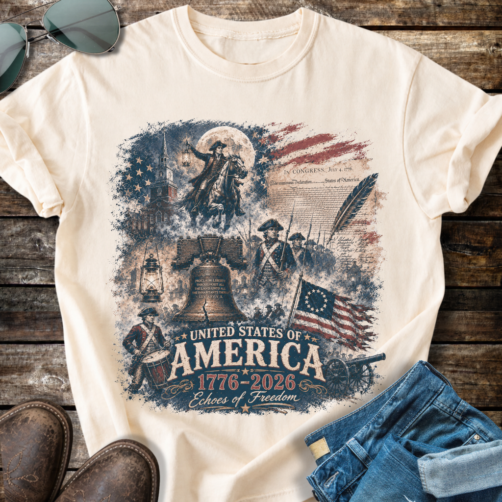 America  Vintage Style T-Shirt